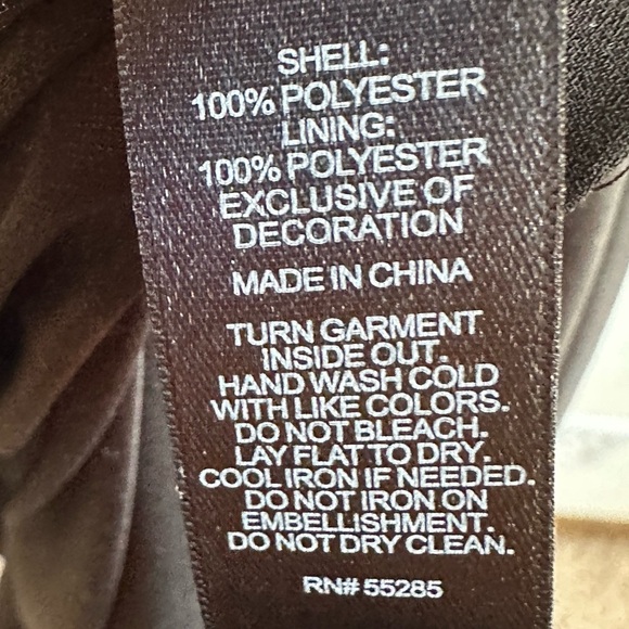 Express Black One-Shoulder Mini Dress with Studded Details on Ruffles Sz 6 - Picture 10 of 12